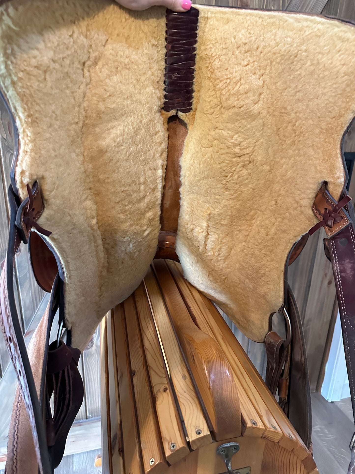 15.5” Reinsman Cody Clark Mounted Shooting Saddle