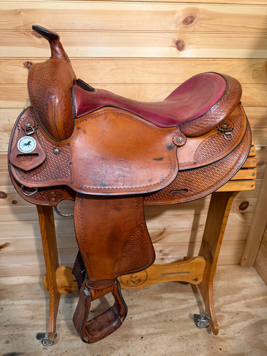 16.5” National Bridle Shop Tennessean Deluxe Western Saddle Model 2211
