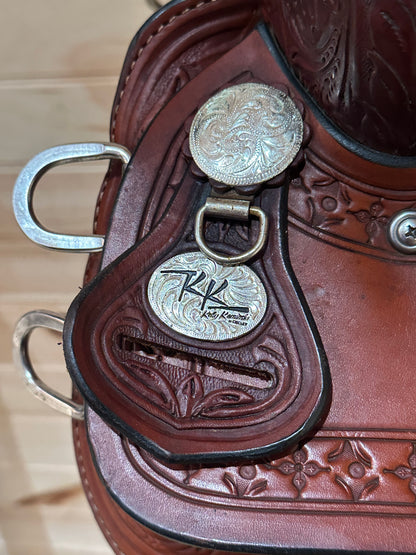 16” Circle Y Kelly Kaminski “Big Dreams-All Heart” Barrel Racing Western Saddle Model 2200