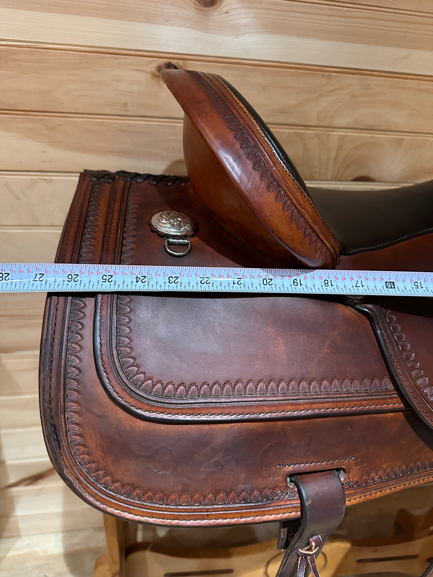 16” Circle Y Topeka Flex-Lite Western Trail Saddle Model 1551