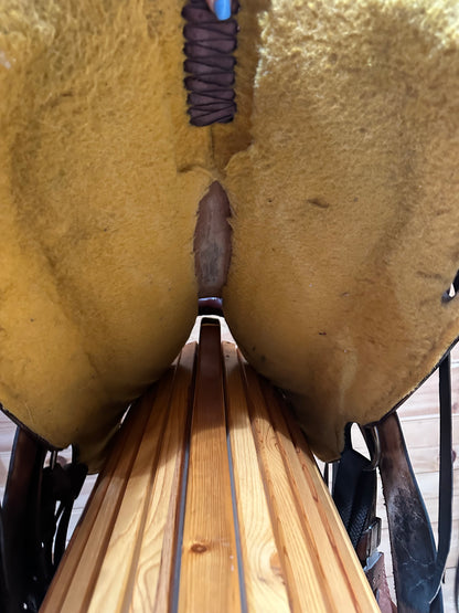 16” Billy Cook Maker Sulphur,OK Western Trail Saddle Model 1536