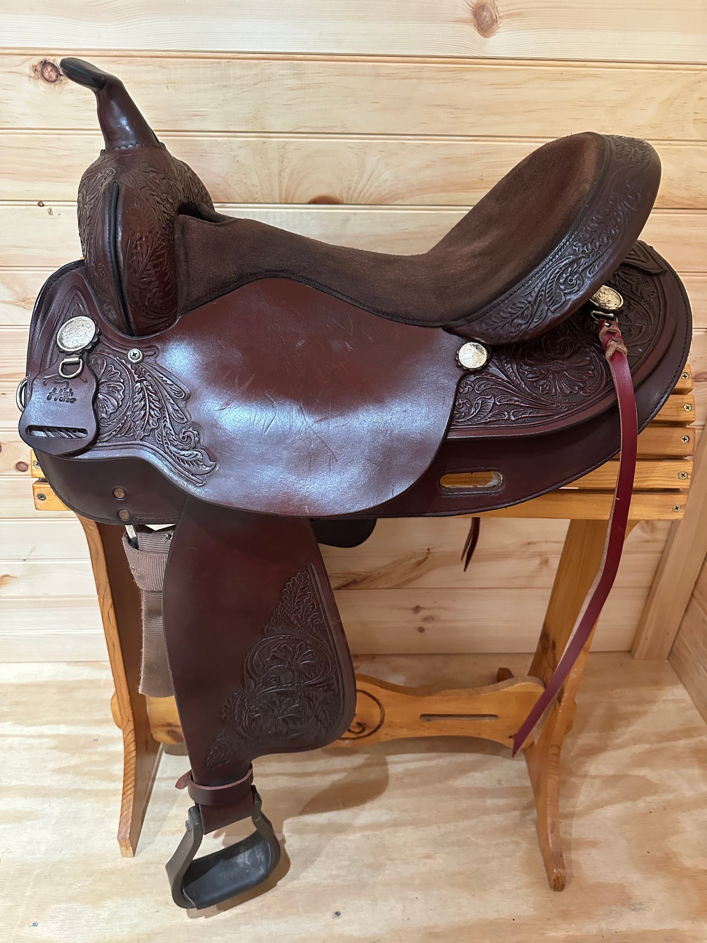 16” Circle Y High Horse Mineral Wells Western Trail Saddle Model 6813