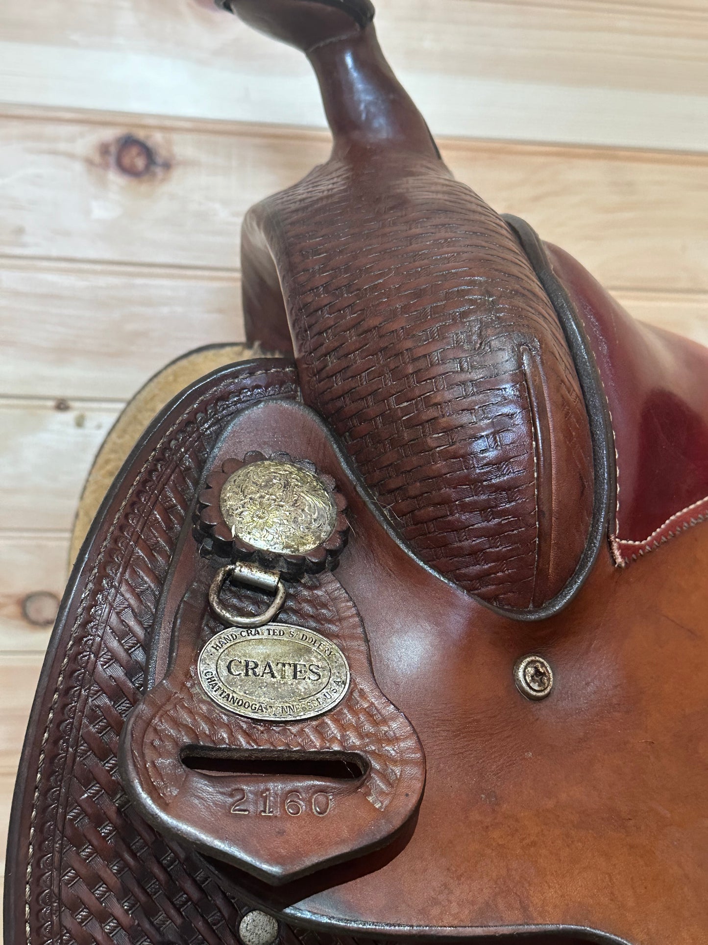 16” Crates Equi-Fit Western Trail Saddle Model 2160