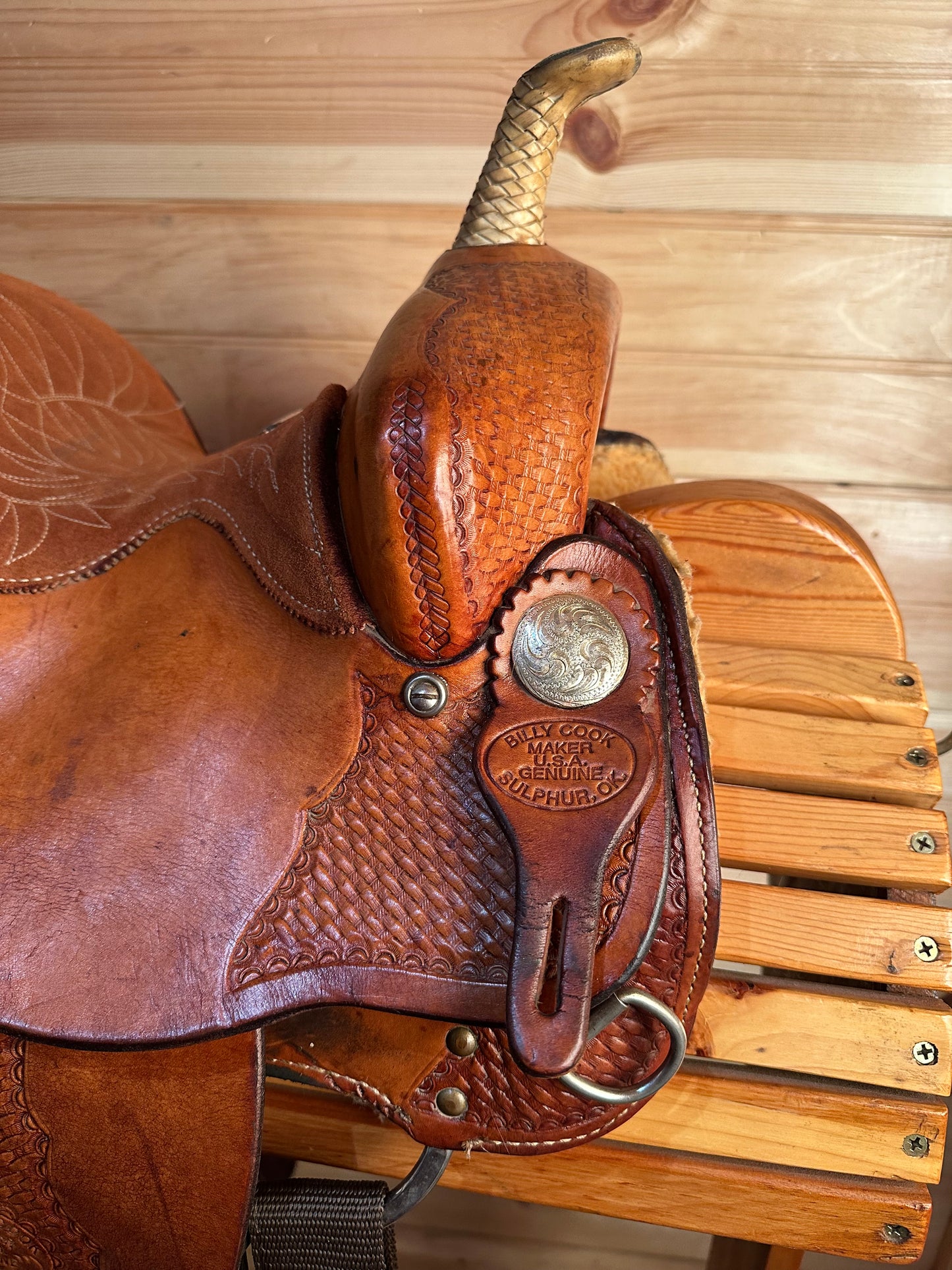 10” Billy Cook Maker Sulphur, OK Maker Youth Western Saddle Model 896