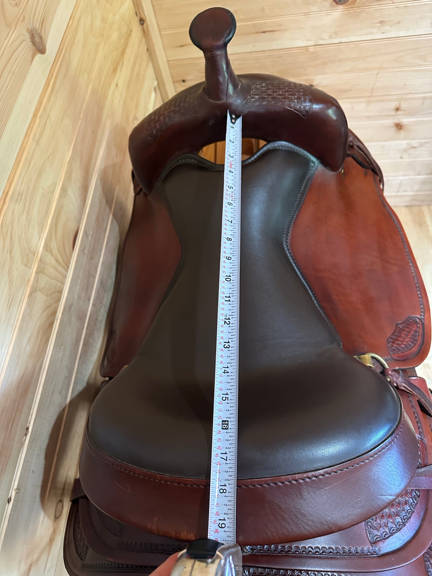 17.5” Big Horn Draft Western Saddle Model 1683