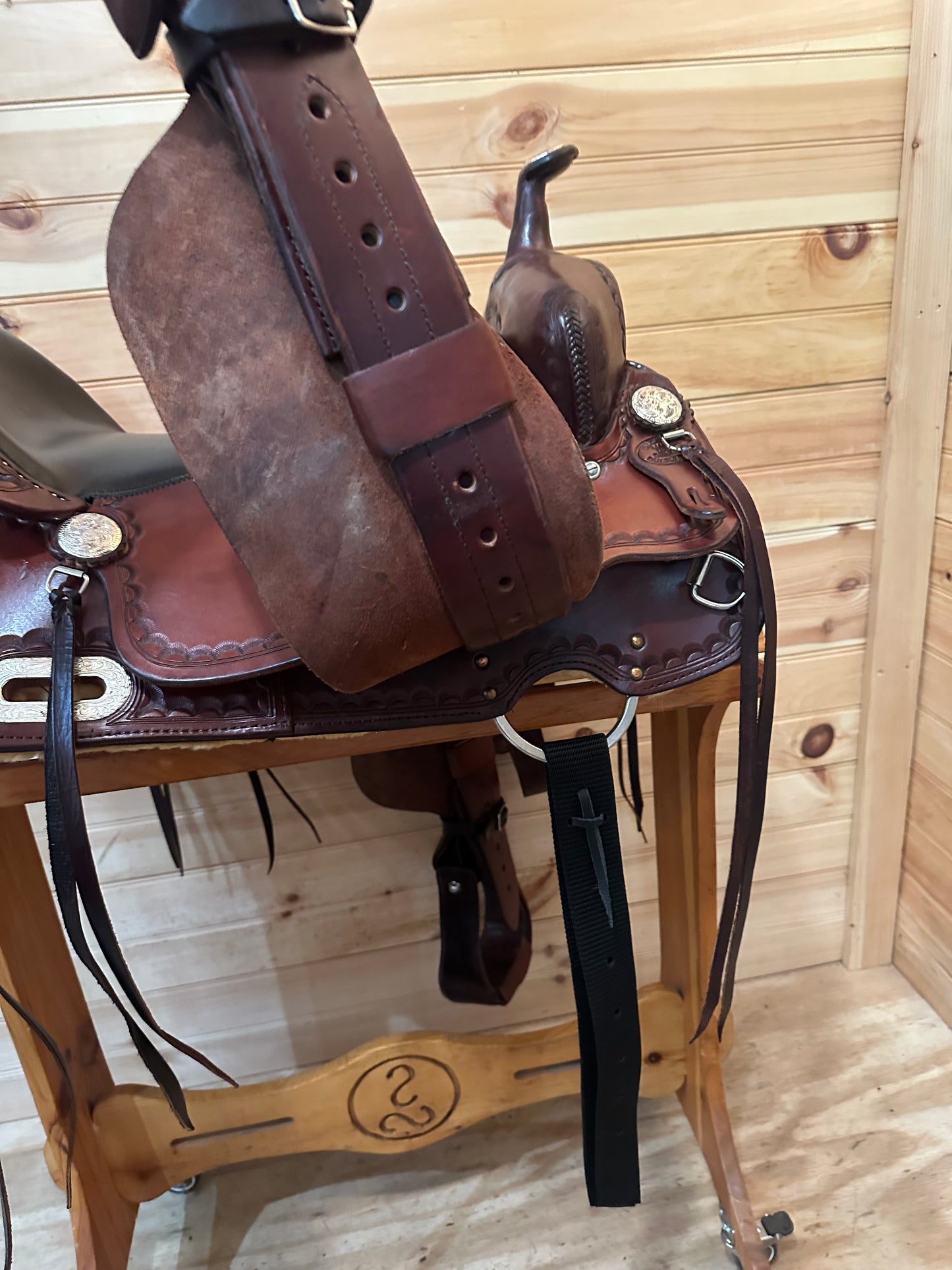 17” Billy Cook CJ Trail Sulphur,OK Western Saddle Model 1537