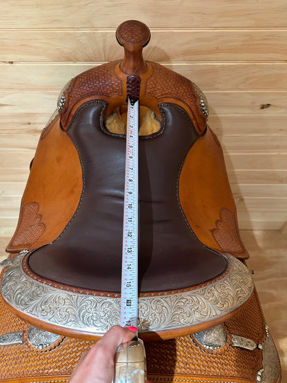 15” Bob’s Custom Saddlery Bob Avila Show Reiner Western Saddle