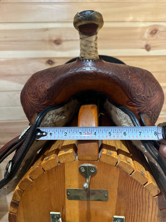 14” Circle Y High Horse Proven Aurora Barrel Racing Saddle Model 6215