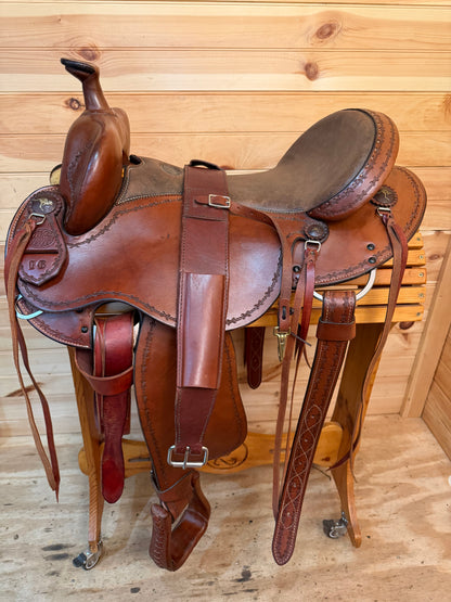 16” Clinton Anderson Aussie Stock Saddle by Martin Saddlery