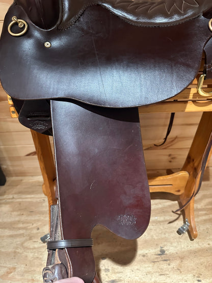 17.5” Tucker Cheyenne Western Trail Saddle Model 157