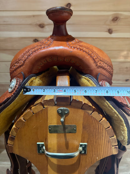 16” Billy Cook Maker Sulphur OK Reiner Western Saddle Model 8915