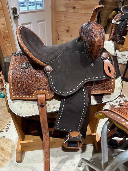 Silver Royal Short Go Barrel Saddle