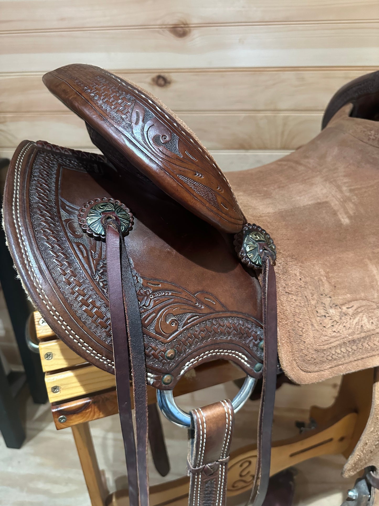 17” Teskey’s Stuart Rybak Cow Horse Western Saddle