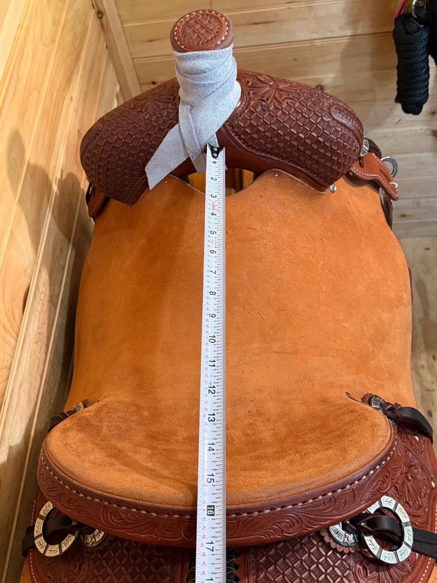 15.5" Paul Taylor Cowboy Ranch Western Saddle