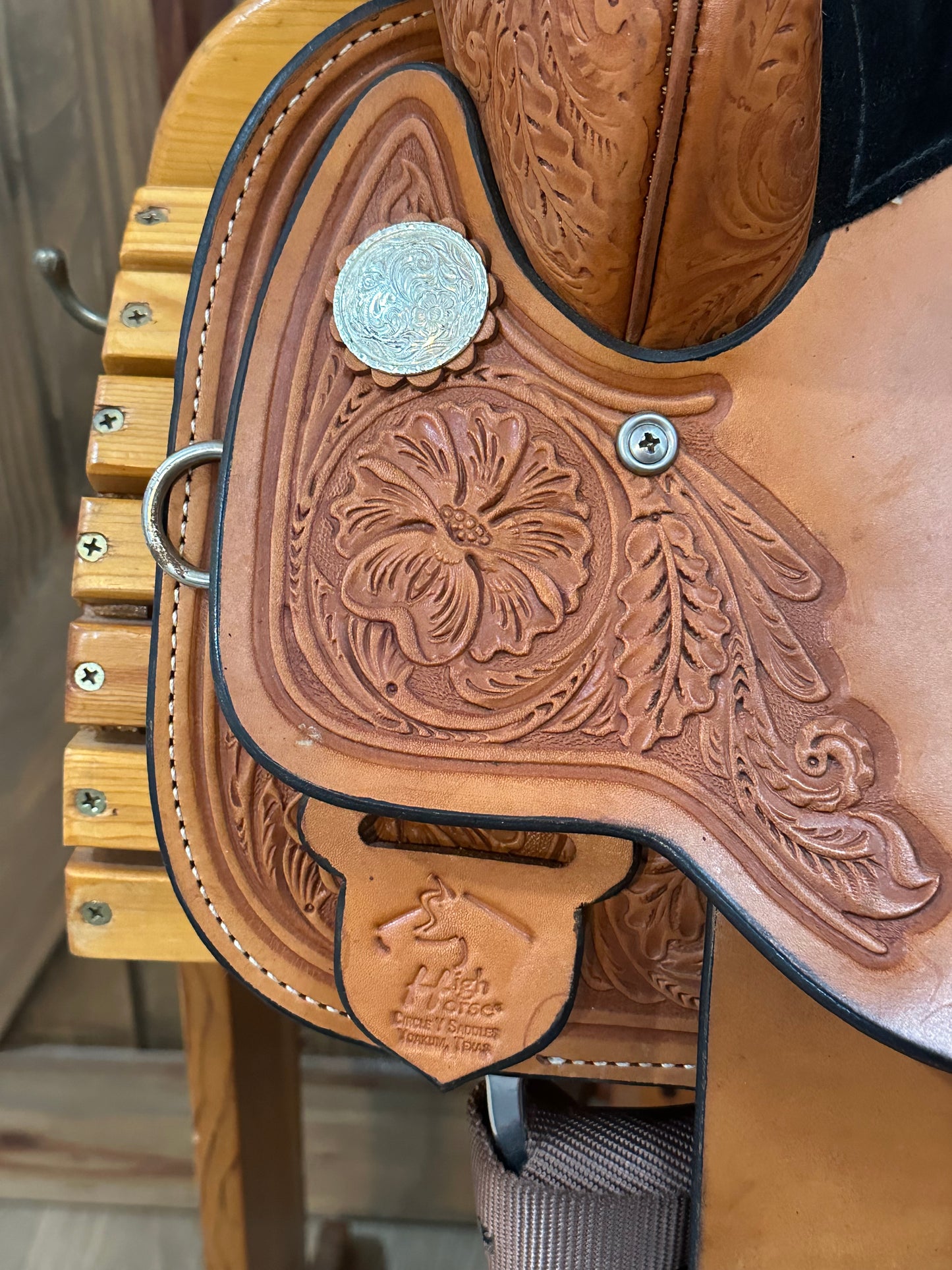 14” Circle Y High Horse Pasadena Show Western Saddle Model 6312