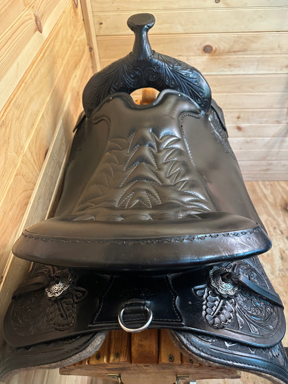 17.5” Tucker Meadow Creek  Western Trail Saddle Model 291