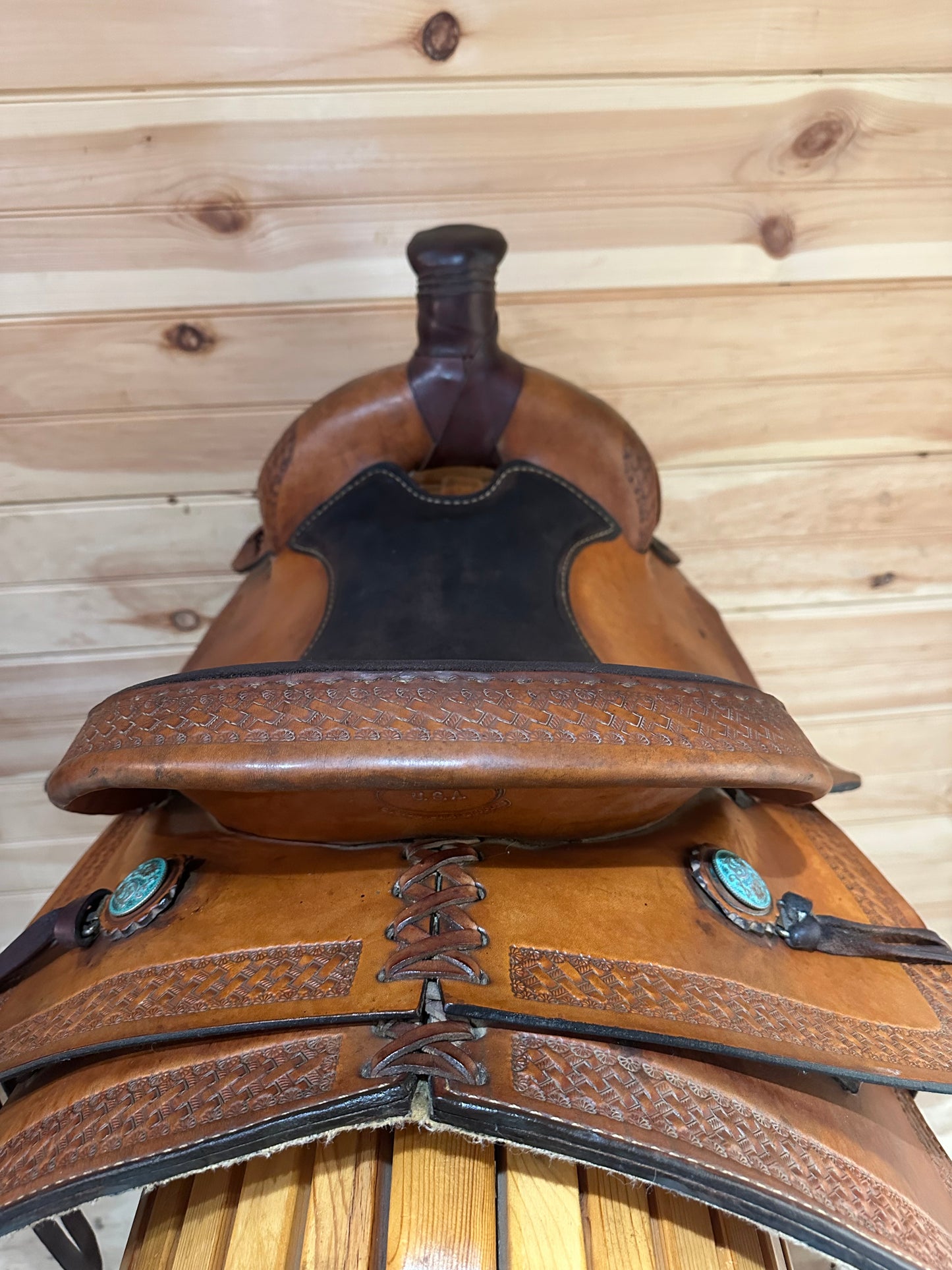 16” Nathan Lamb Roper Western Saddle Model 1601