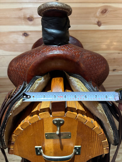 16” Tex Tan Hereford Association Ranch Roper Western Saddle