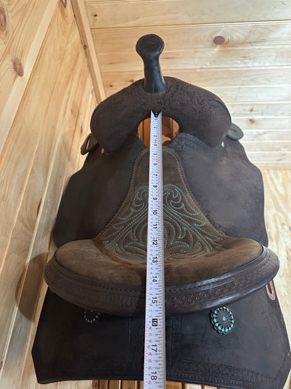 14” Circle Y High Horse Lindale Western Barrel Saddle Model 6228  (2019 Year)