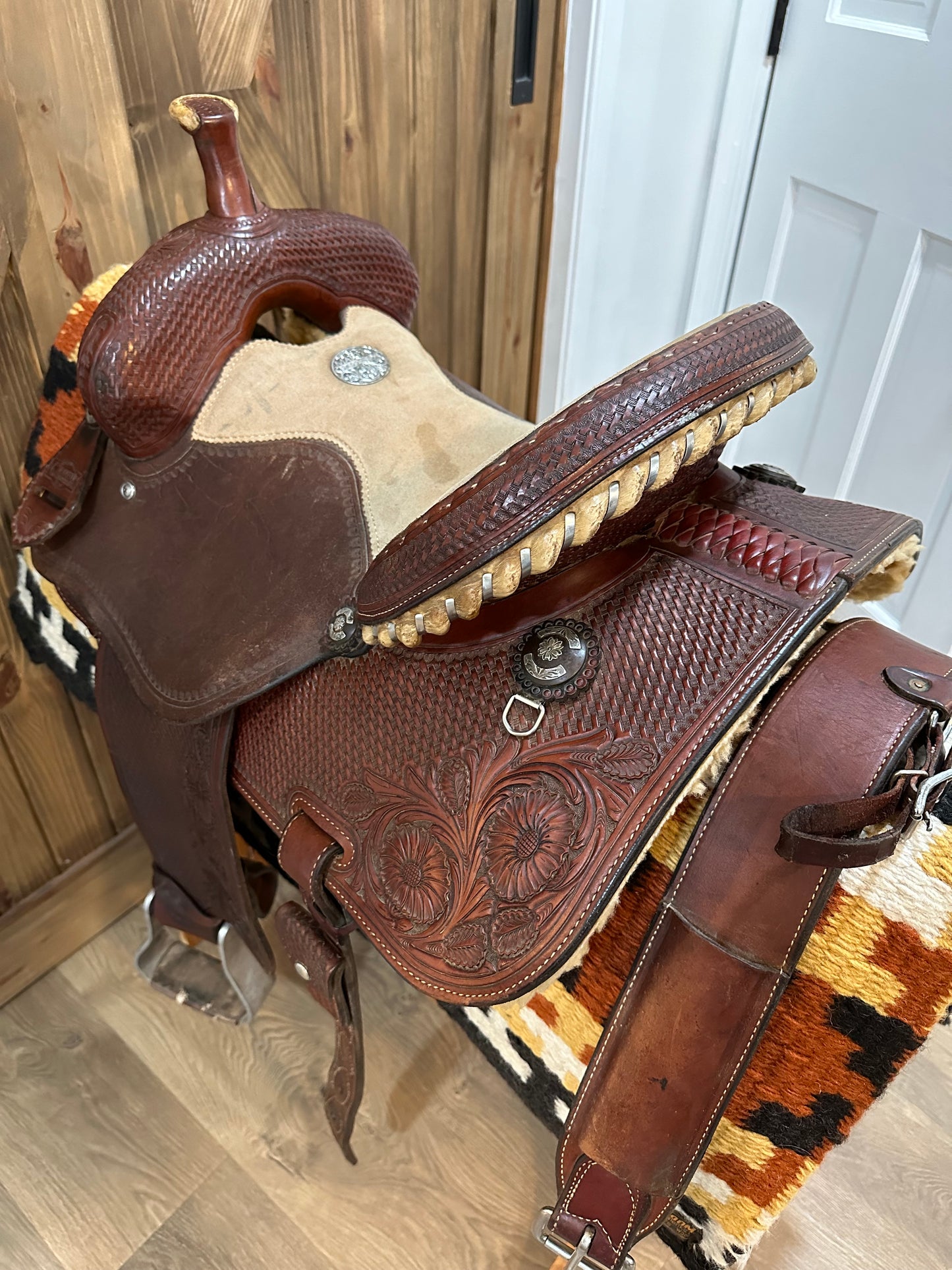 14” Martin Saddlery Barrel Racing Saddle