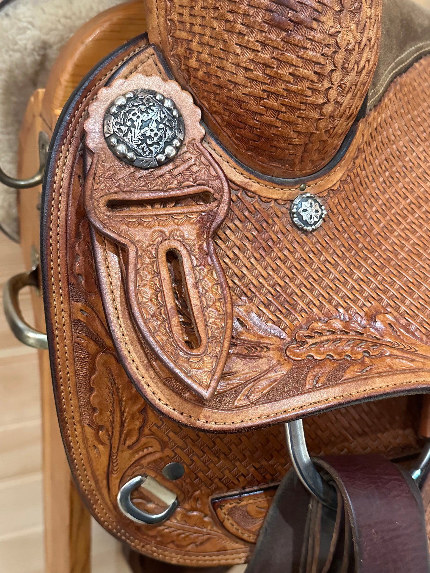 16” Champion Turf Reining Western Saddle