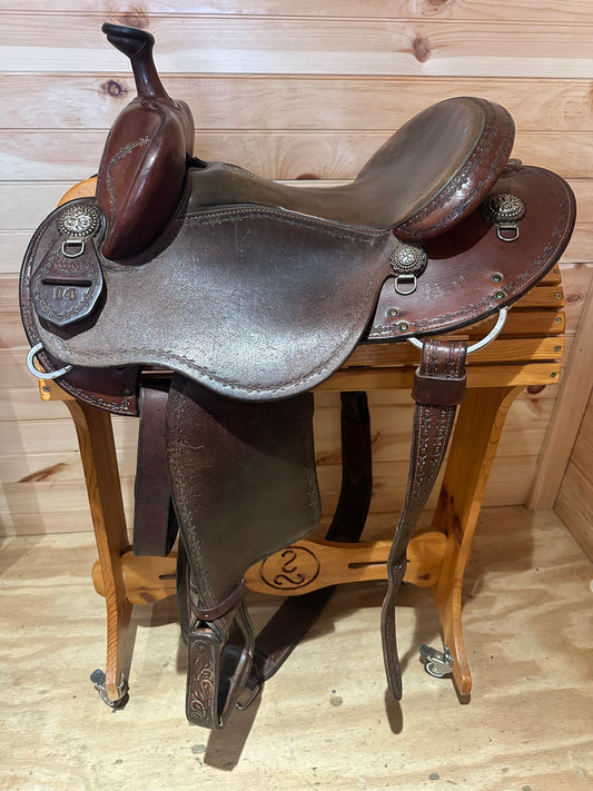 14” Clinton Anderson Aussie Stock Saddle by Martin Saddlery