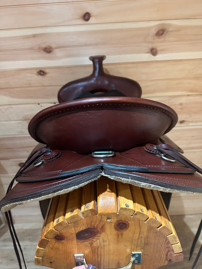 17” Circle Y Draft Western Trail Saddle Model 2177
