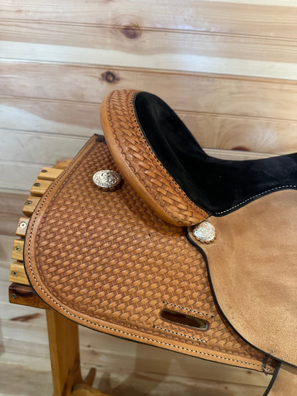 14” Circle Y Lightweight Barrel Racing Saddle Model 2435