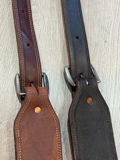 Color Stitch Rear Rigging Back Cinch – Premium Amish Leather by Spur Creek Tack