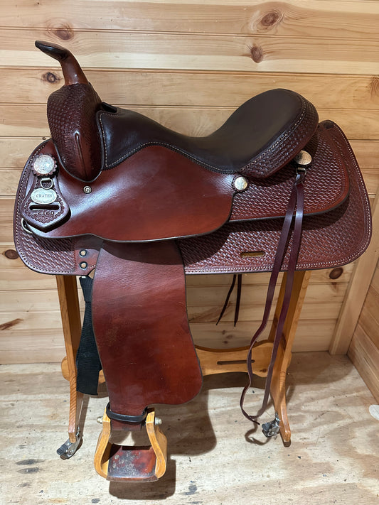 16” Crates Equi-Fit Western Trail Saddle Model 2160