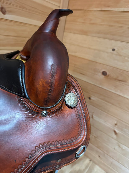 16” Circle Y Topeka Flex-Lite Western Trail Saddle Model 1551