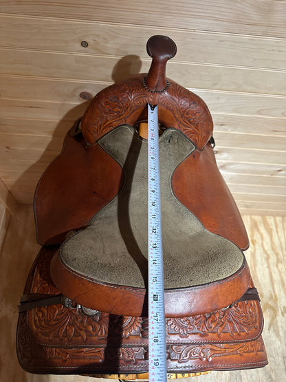 15” Tex Tan TexFlex Western Trail Saddle Model 08-TF400R5