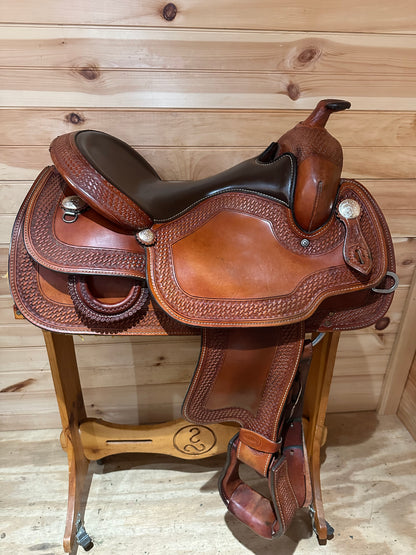 15.5” Crates Equi-Fit Ladies Reiner Western Saddle Model 4522-3