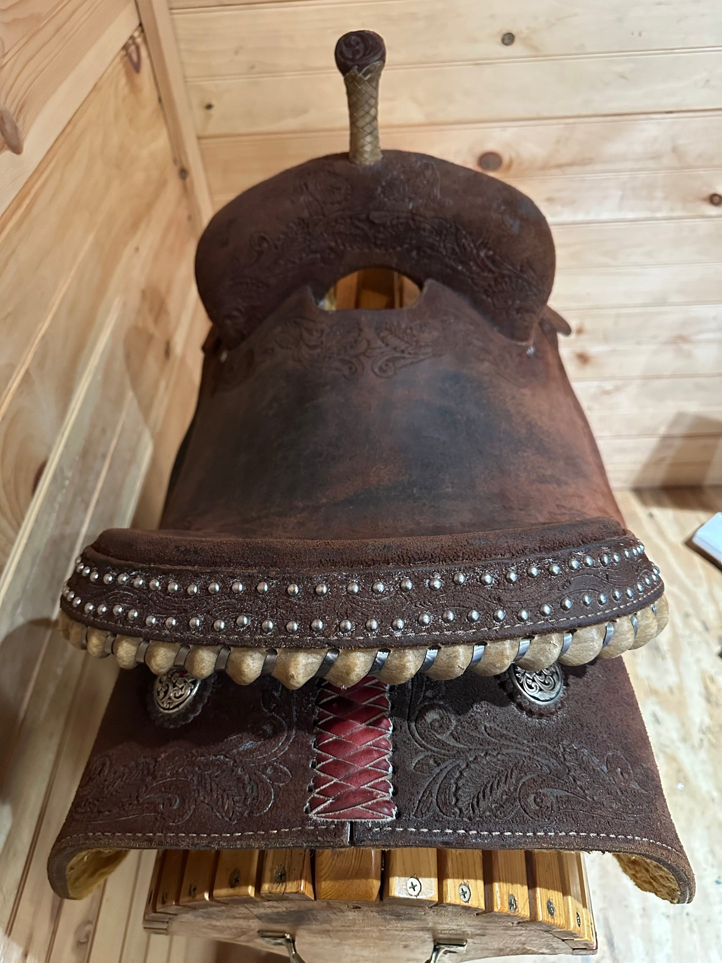 14.5” Reinsman Team Camarillo Barrel Racing Western Saddle Model 4231