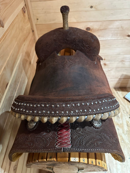 14.5” Reinsman Team Camarillo Barrel Racing Western Saddle Model 4231