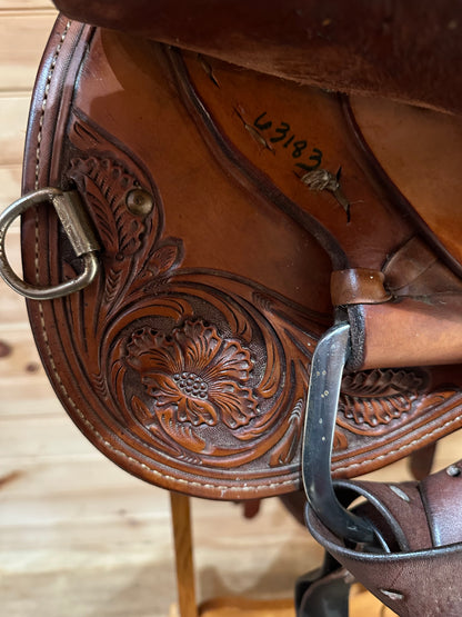 16” Sergeants Texas Classic Western Reining Saddle