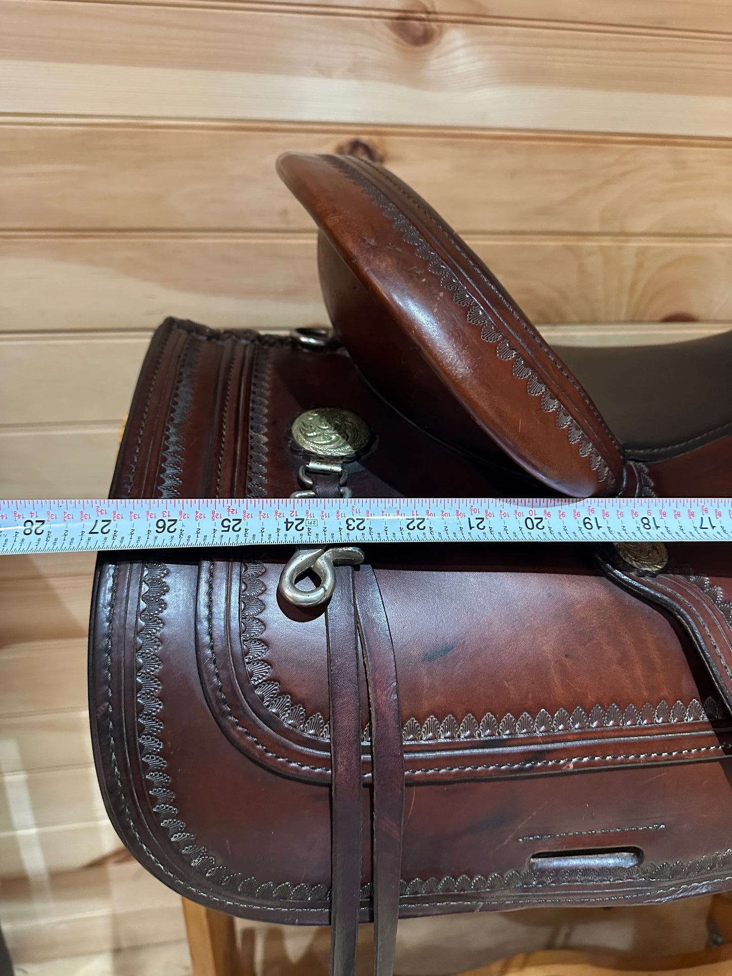 16” Circle Y Topeka Flex-Lite Western Trail Saddle Model 1551