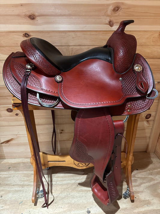 15” Crates Classic Reining Western Saddle Model 2222-2W