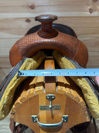 15.5” Crates Equi-Fit Ladies Reiner Western Saddle Model 4522-3