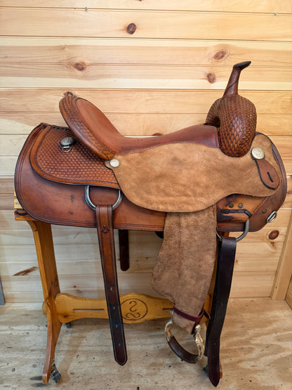 17” Circle Y Pro Cutter Western Saddle Model 2530