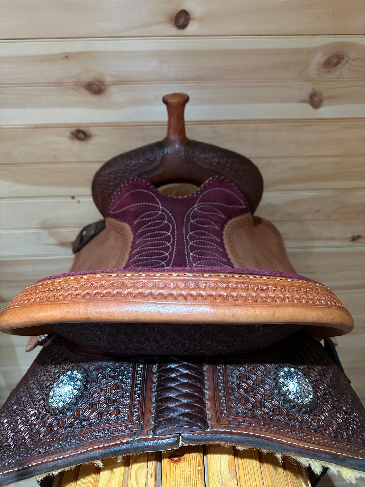 15” Martin Crown C Barrel Racing Saddle Model 4585