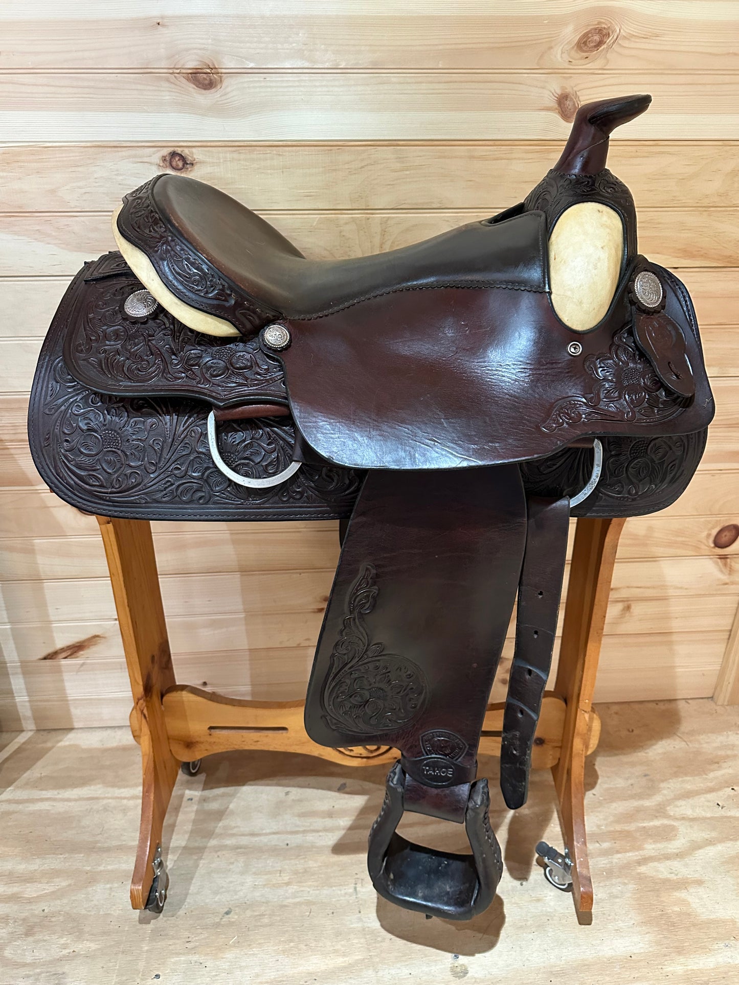 16” Tex Tan Hereford Roper Western Saddle Model 08-1075 *Complete Package*