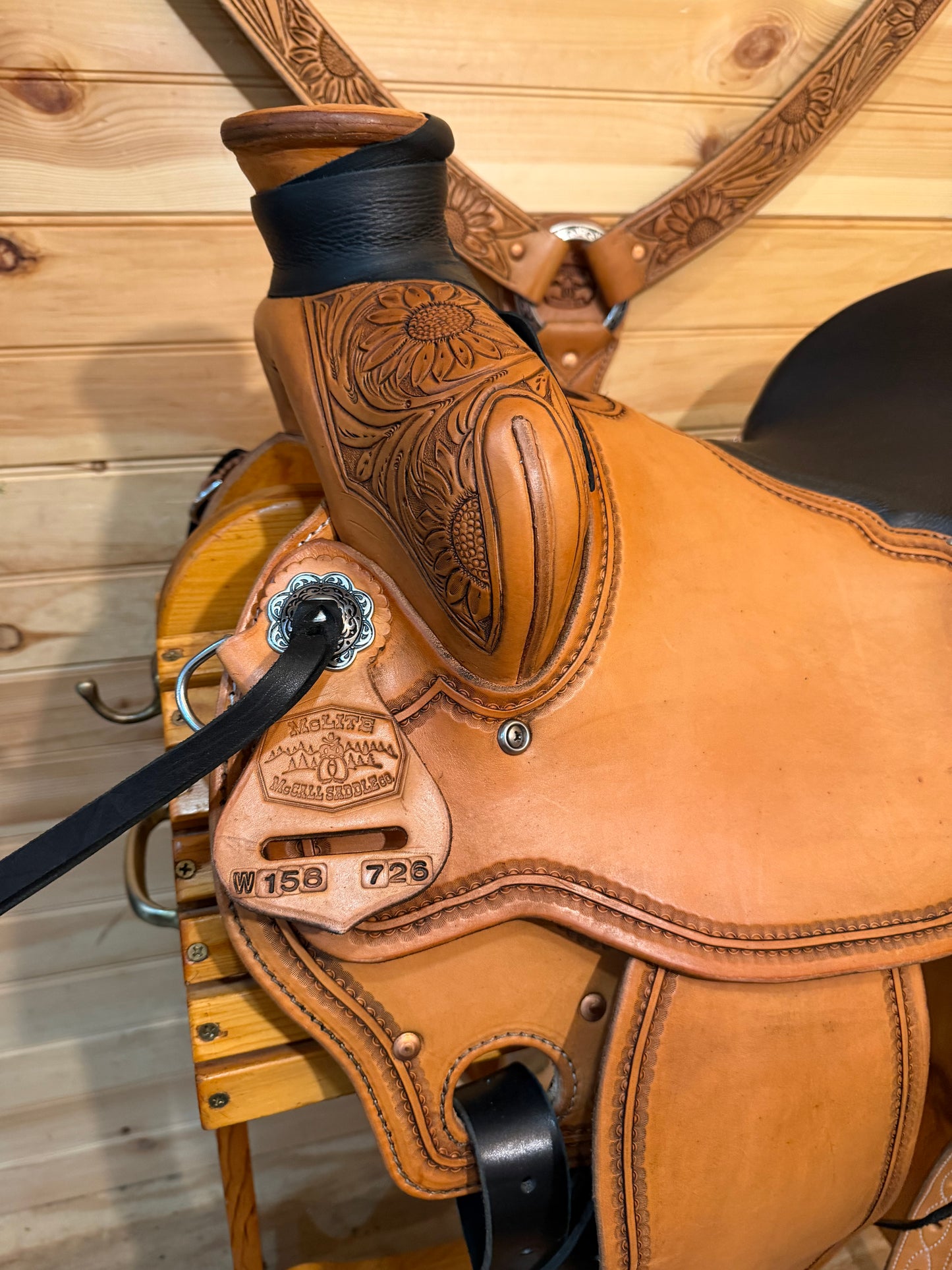 15” McCall Mclite All-Around Sunflower Saddle Model W158 726