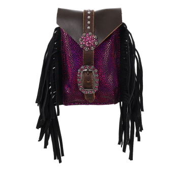 Pink Fuchsia Sunset Rear Cinch Bag