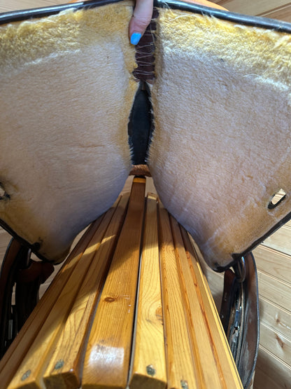 14” Circle Y Lightweight Barrel Racing Saddle Model 2435