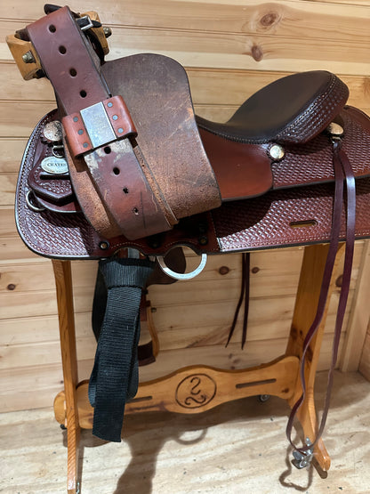 16” Crates Equi-Fit Western Trail Saddle Model 2160