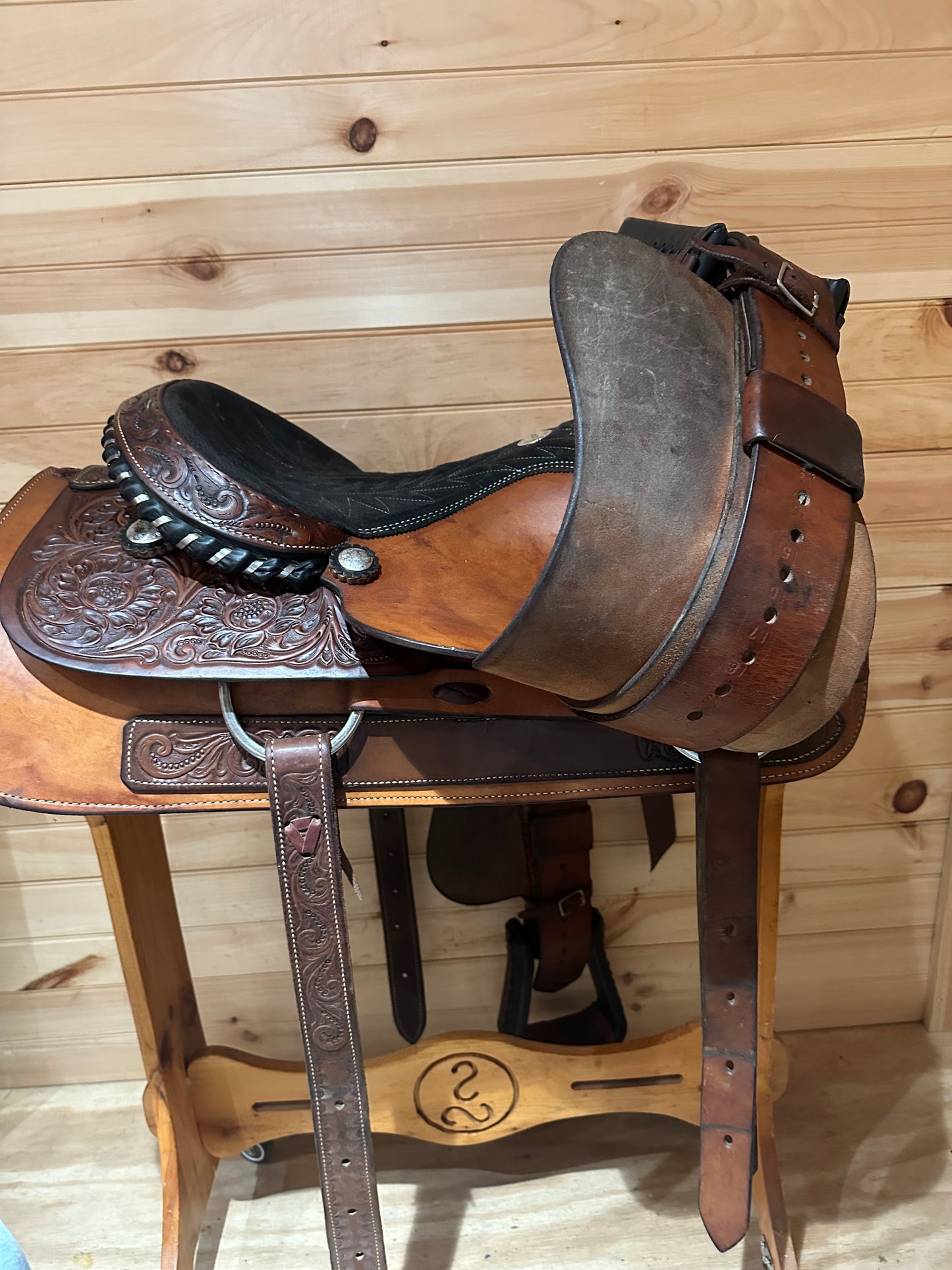 16” Billy Cook Team Roper Western Saddle Model 73638