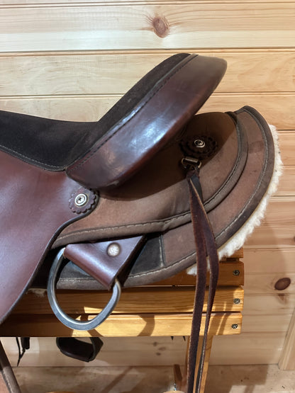 17” Circle Y High Horse El Campo Gaited Western Trail Saddle Model 6970