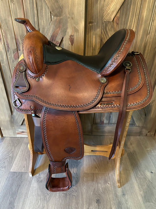 16” Tex Tan Tex-Flex Western Trail Saddle Model 08-TF408S6