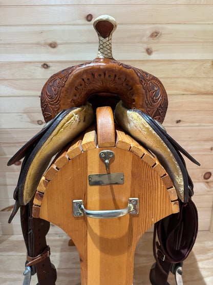 15” Circle Y Barrel Racing Western Saddle Model 2287